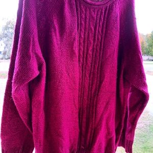 3x CJ BANKS Magenta sweater